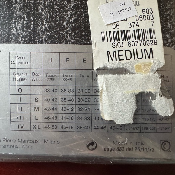 NWT Pierre Mantoux tights - size M - Picture 9 of 10